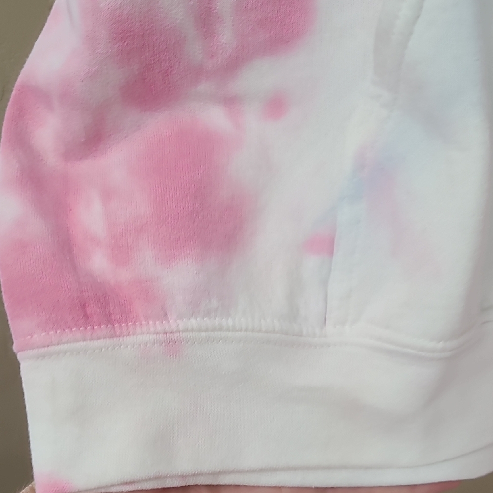 Cup Noodles X Hello Kitty Blue Pink White Tie Dye Cup Noodles Hoodie XL - Picture 5 of 14